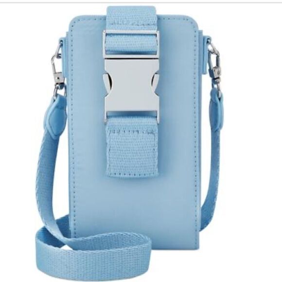 NWT INC INTERNATIONAL CONCEPTS Fayye Phone Crossbody light blue - Picture 1 of 4